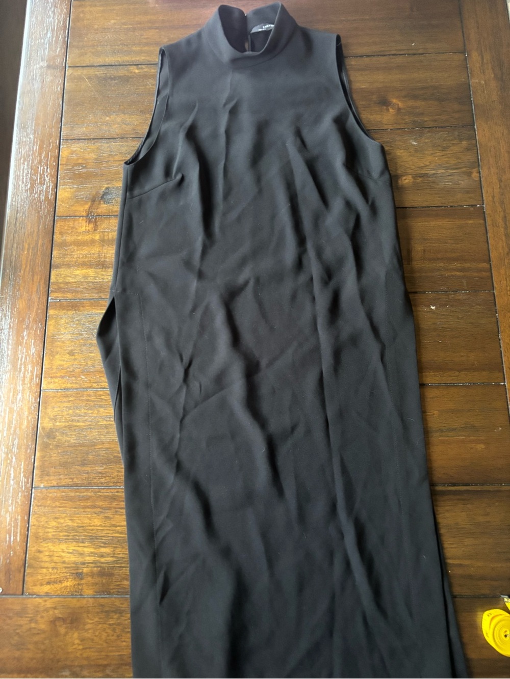 Sleeveless Black Mock-Neck Women's Top
